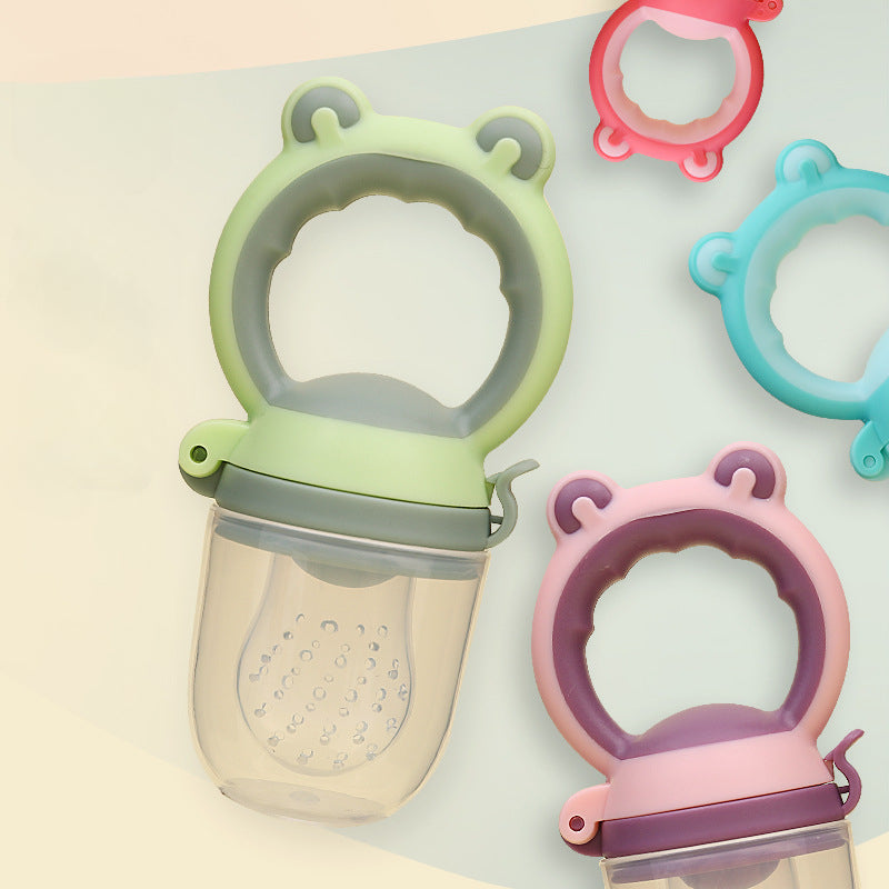 Nutri Baby - Chupeta Alimentadora para Introdução de Alimentos e Frutas de Silicone