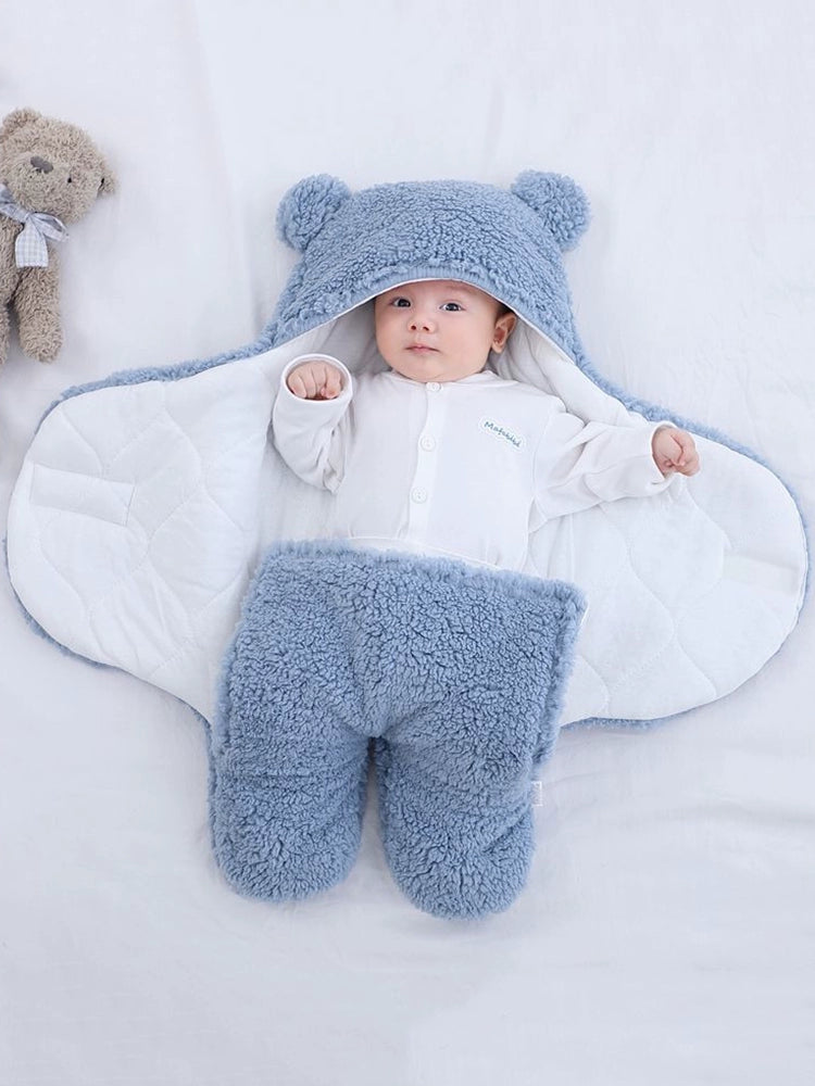 Cobertor de Ursinho para Bebê Dormir - ConfortBaby