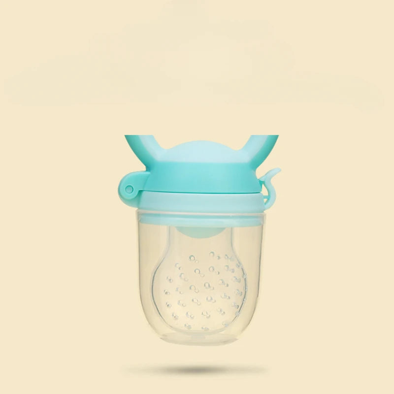 Nutri Baby - Chupeta Alimentadora para Introdução de Alimentos e Frutas de Silicone