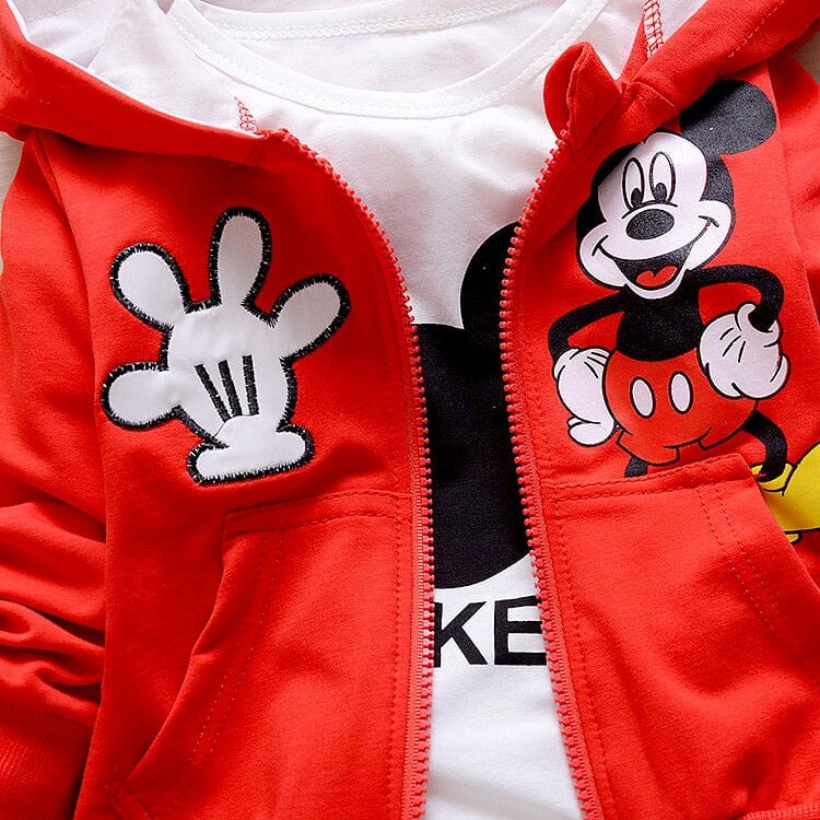 Conjunto Infantil Mickey com 3 Peças