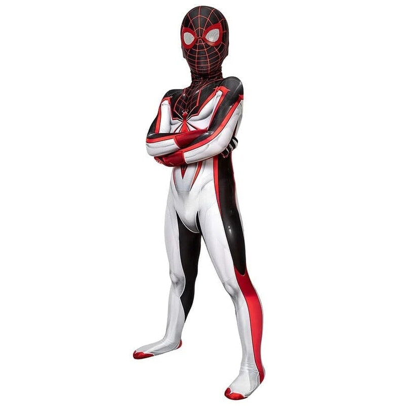 Fantasia Infantil Homem-Aranha Miles Morales Game ps5 Cosplay