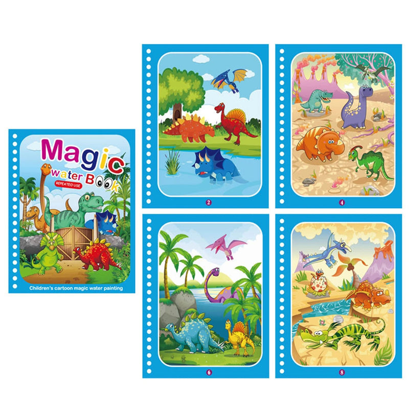 Magic book livro mágico de colorir com água